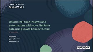 Unlock real-time insights and automations with your NetSuite data using CData Connect Cloud