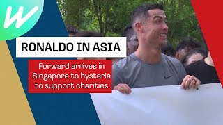 Hysteria as Cristiano Ronaldo tours Singapore | International Football 2022/23