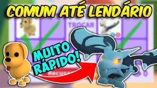 Trocando pet COMUM até LENDÁRIO em MENOS DE 1 HORA! Evoluindo Inventário com Trocas no Adopt Me! 😍🐾