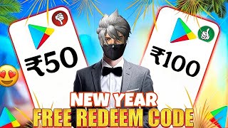 NEW YEAR FREE GOOGLE PLAY REDEEM CODE 🥳 | FREE REDEEM CODE APP | FREE FIRE REDEEM CODE