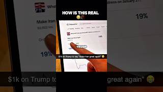 How is this real😱🥀 #viralitypoly #shorts #viral #funny #polymarket #donaldtrump