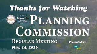 Planning Commission Meeting 5-14-26