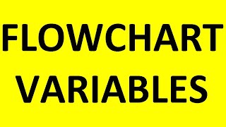 Using variabes in flow chart or Flowgorithm | Declare variable in Flowchart | Tecq Mate Tutorial