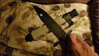 quick look at Ontario M9 bayonet fighting knife