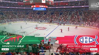 🏒  Minnesota Wild         vs   Montreal Canadiens        🏒 | 🏆 🇺🇸 NHL  (01/11/2022) 🎮 NHL 22