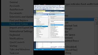 Change Fonts in Visual Studio | #shorts