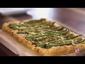 Asparagus Tart Recipe with Caramelized Onions - Extended