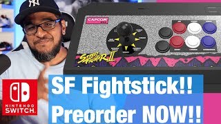 New Hori Street Fighter FIGHT Sticks for the Nintendo Switch COMING SOON!!!!