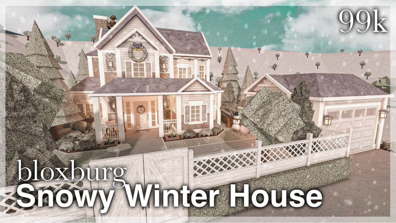 Bloxburg Winter House Ideas Bloxburg Winter House Ideas