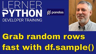 Getting a random sample from your pandas data frame