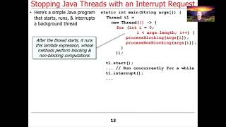 Managing the Java Thread Lifecycle: Stopping a Thread via an Interrupt