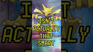 Alakazam isn't ACTUALLY that smart! #pokemon #alakazam #theory #pokemontheory #speculativeevolution