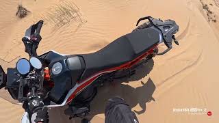 Yamaha Tenere with KTM 890 in dunes #bike #ktm890adventure #speed #crazy #offroad #rally #ktmindia