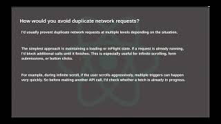 React Interview Question | Avoiding Duplicate Network Requests