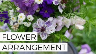 Hardy Annual Wildflower Flower Arrangement - Cut Flower Gardening for Beginners