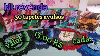 kit revenda de 30 tapetes #revendasdabia