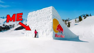 Average Skier Tries A 100ft Red Bull Jump