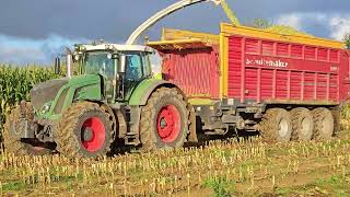 Une journée d'ensilage avec les 2 machines de l'EDT Robillard !