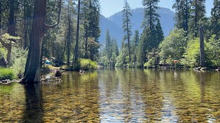 Yosemite National Park : Lower Pines Campground/ Mirror Lakes/ Happy Isle/ Curry Village.