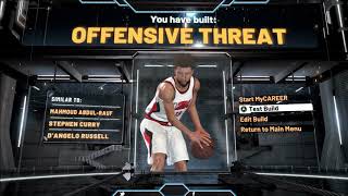 THE BEST ALL AROUND GUARD BUILD HOF SHOOTING AND FINISHING BADGES IN NBA 2K20