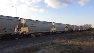 Southbound UP 7289 and UP 7113 on the Union Pacific Gurnee 2018