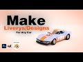 How to Make Liverys/Designs For Any Car Model with Blender and Photoshop