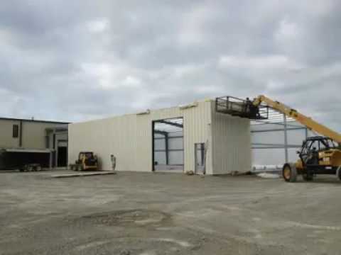 Steel Building Construction Time-lapse - Armstrong Steel Buildings ...