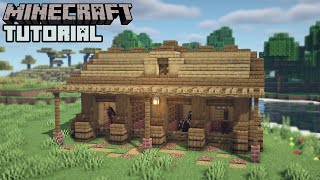 Minecraft - Horse Stable Tutorial (How to Build)