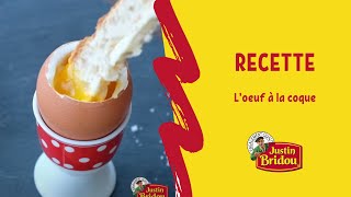 Recette Justin Bridou : L’œuf à la coque