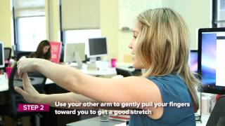 3 Stretches to Do at Your Desk to Relieve Stress at Work | Fitness How To