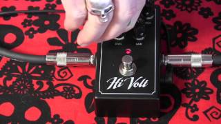 Lovepedal Hi-Volt guitar pedal demo with Gibson SG \u0026 Fender Blues Jr