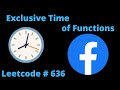 EXCLUSIVE TIME OF FUNCTIONS | LEETCODE 636 | PYTHON SOLUTION