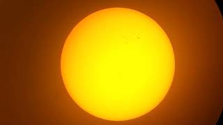 Soleil - Bresser Messier 102/1350 - 28mm - Zoom 1,6x  Smartphone - Vidéo non traitée - 1 Fev 25 #1