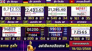 🛑ถ่ายทอดสดผล 3รัฐ+vip (อังกฤษ/เยอรมัน/รัสเซีย) ลาวกาชาด/ฮานอยเอ็กตร้า 19/02/2568
