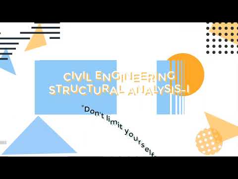 STRUCTURAL ANALYSIS - I Lecture 1 - YouTube