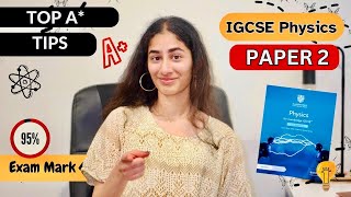 How I got A* in IGCSE Physics PAPER 2: mcq notes, last minute top tips..