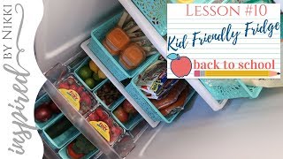 Kids & Lunches | Fridge Organization + BONUS ENDING | Back To School 2017