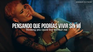 Halsey - Without Me | Sub español + Lyrics [+VIDEO OFICIAL] HD