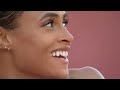 sydney mclaughlin set the track on fire in 400 meters