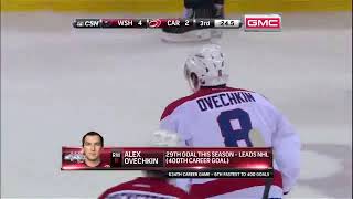 Alex Ovechkin nets his 400th goal in NHL for Capitals (2013)