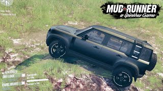 Spintires:  Mudrunner - Land Rover Defender 110