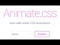 Using Animate.css and jQuery for easy Web Animation