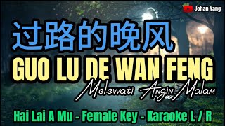 Guo Lu De Wan Feng 过路的晚风 - Hai Lai A Mu - Female Karaoke L/R
