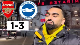 Arsenal 1-3 Brighton | Need signings in January | Premzy fan cam