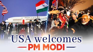 PM Modi arrives to a warm welcome in Washington DC