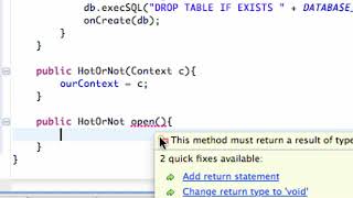 Android Application Development Tutorial 115 Opening SQLite database to write YouTube