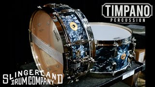 NEW Slingerland Radio King Limited Steambent Snare Comparison: 14X5, 14X7