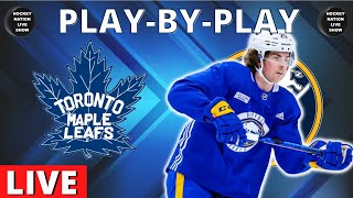 PLAY-BY-PLAY NHL GAME: BUFFALO SABRES VS TORONTO MAPLE LEAFS
