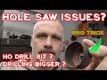 Hole Saw - PRO TRICK for your doors and walls