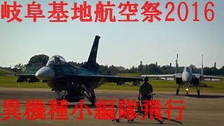 異機種小編隊 岐阜基地航空祭2016 航空自衛隊 JSDF Air Festival